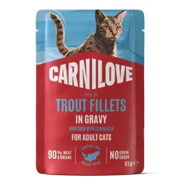 carnilove-cat-trout-pstrag-w-sosie-karma-mokra-dla-kota-saszetka-85g