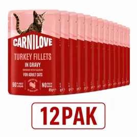 carnilove-cat-pouch-turkey-indyk-w-sosie-karma-mokra-dla-kota-12pak-12x85g