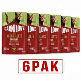 carnilove-cat-duck-kaczka-w-sosie-karma-mokra-dla-kota-zestaw-6pak-6x85g