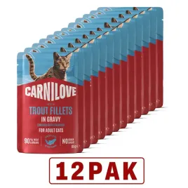 carnilove-cat-trout-pstrag-w-sosie-karma-mokra-dla-kota-zestaw-12pak-12x85g