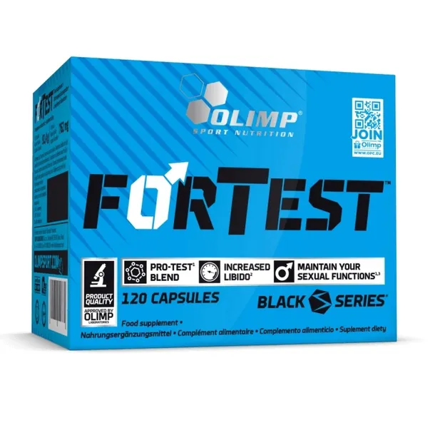 OLIMP FORTEST 120 kaps NA LIBIDO I TESTOSTERON ZMĘCZENIE DOBRE SAMOPOCZUCIE