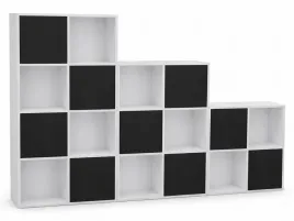 regaly-modulowe-trefl-3-zestaw-bialy-czarne-fronty-push-18mm