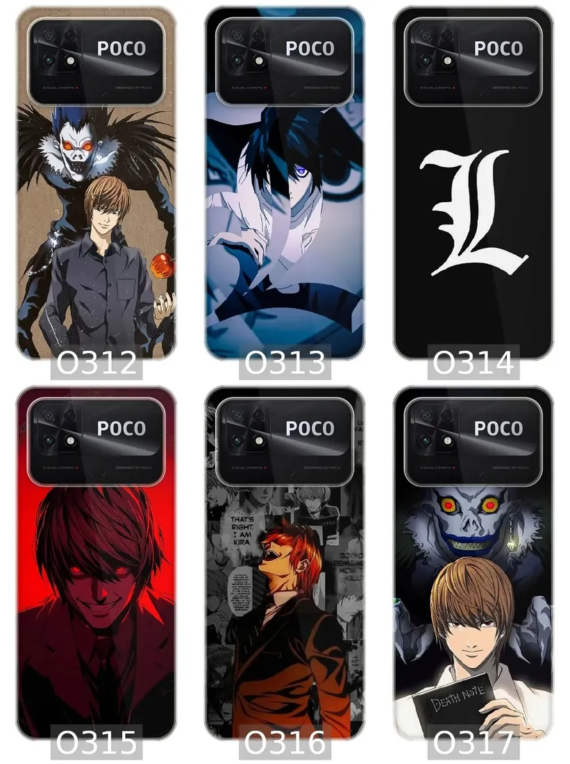 etui-na-xiaomi-poco-c40-wzory-death-note
