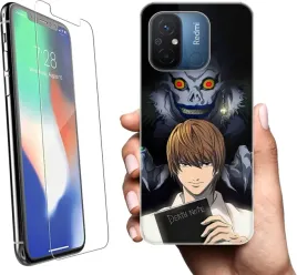 etui-na-xiaomi-redmi-12c-wzory-death-note-szklo