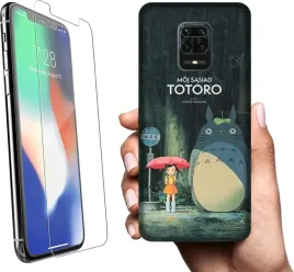 etui-na-xiaomi-redmi-note-9-pro-wzory-ghibli-totoro-szklo