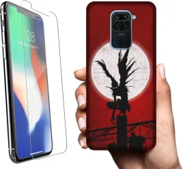 etui-na-xiaomi-redmi-note-9-wzory-death-note-szklo