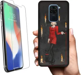 etui-na-xiaomi-redmi-note-9-wzory-halloween-szklo