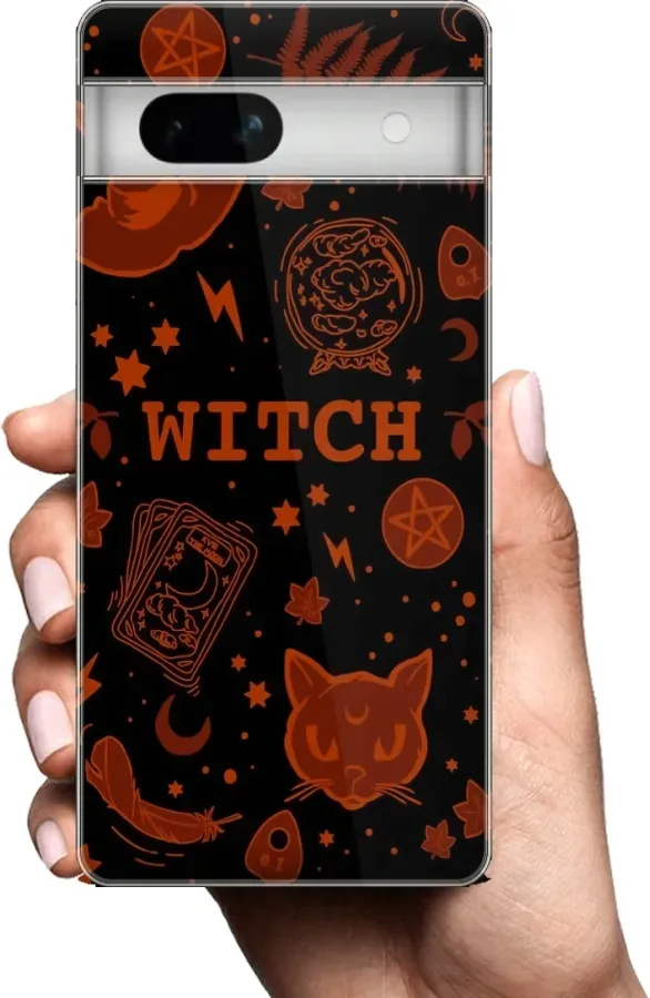 etui-na-google-pixel-7a-wzory-halloween