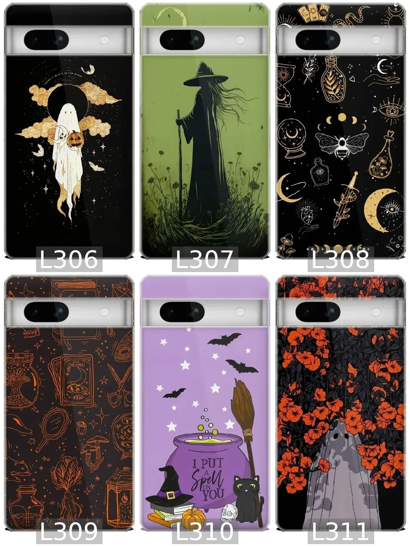 etui-na-google-pixel-7a-wzory-halloween
