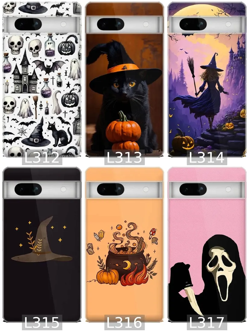 etui-na-google-pixel-7a-wzory-halloween