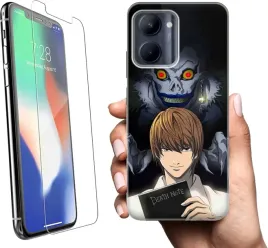 etui-na-realme-c33-wzory-death-note-szklo