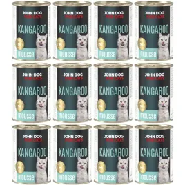 karma-mokra-dla-kota-john-dog-for-cats-mus-kangur-zestaw-12x400g