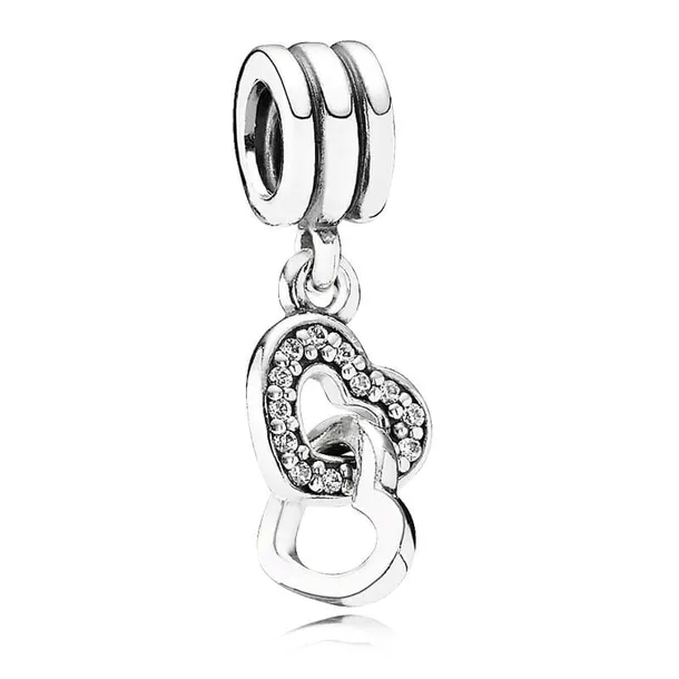 Zawieszka Pandora - Splecione serca 791242CZ