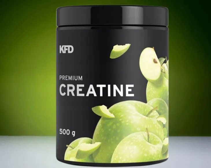 KREATYNA monohydrat kreatyny SIŁA MOC KFD Creatine 500g Zielone Jabłko