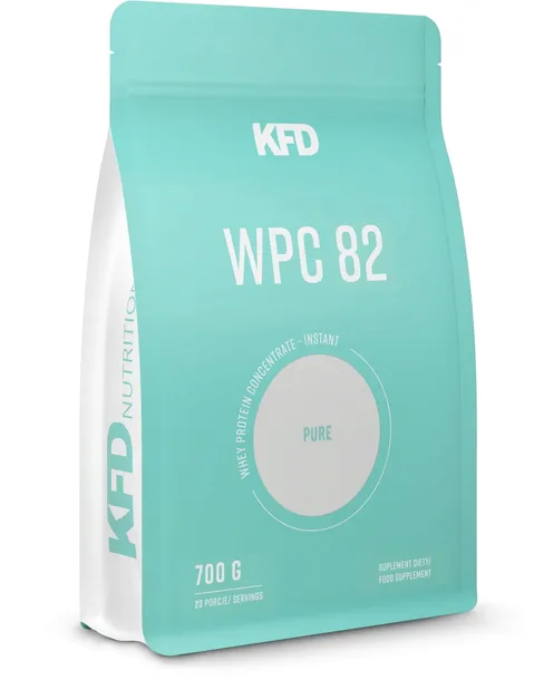 WPC 82 INSTANT KFD PURE 700 g NATURAL BIAŁKO SERWATKOWE ODŻYWKA MASA SIŁA X
