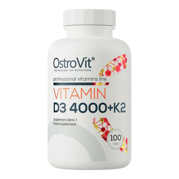 WITAMINA D3 4000 IU + K2 MK7 ODPORNOŚĆ VITAMIN OSTROVIT 100 TABLETEK