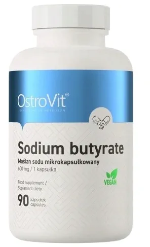 MAŚLAN SODU 600 mg sodium NA ZDROWE JELITA TRAWIENIE OSTROVIT 90 CAPS