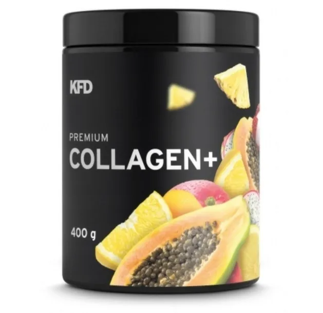 KFD PREMIUM COLLAGEN PLUS KOLAGEN TROPIKALNY WAPŃ WITAMINA C D MSM