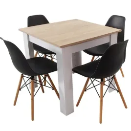 stol-kuchenny-np-do-kuchni-pokoju-80x80-dab-sonoma-biale-nogi-z-krzeslami