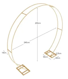 kolo-metalowe-luk-podwojny-do-dekoracji-240cm
