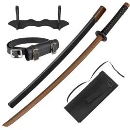 profesj-brazowy-boken-treningowy-katana-tworzywa-pochw-pas-stojak-gxsw-07