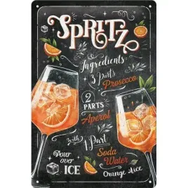 tablica-spritz-prosecco-plakat-bar-drink-metal-20x30