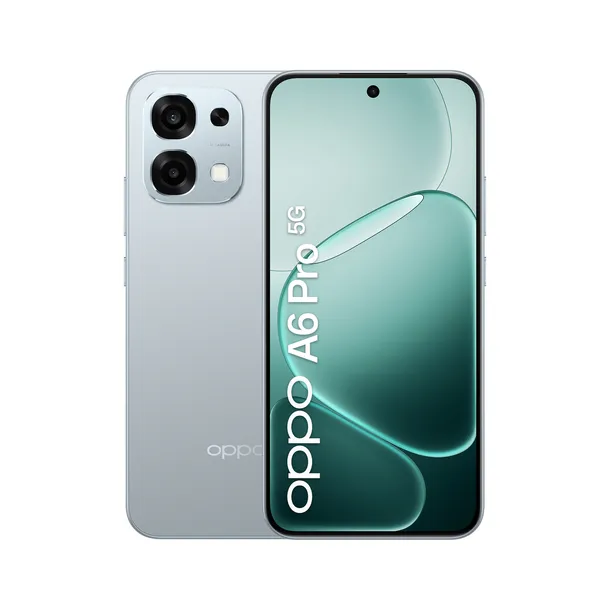 Smartfon OPPO A6 Pro 5G 8 GB / 256 GB Dual SIM NFC Srebrny Lunar Titanium