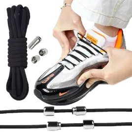 czarny-elastyczne-sznurowki-bez-wiazania-zapinane-z-zapieciem-metalowym
