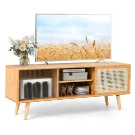 bambusowa-szafka-rtv-szafka-rtv-z-rattanowymi-drzwiami