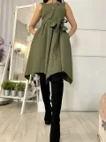 sukienka-asymetryczna-khaki-m-rozmiar-m