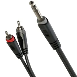 kabel-audio-jack-6-3mm-stereo-2-x-rca-cinch-stereo-3m-roxtone-sayc110l3
