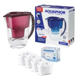 dzbanek-filtrujacy-aquaphor-amethyst-28-l-cztery-wklady-maxfor-wisniowy