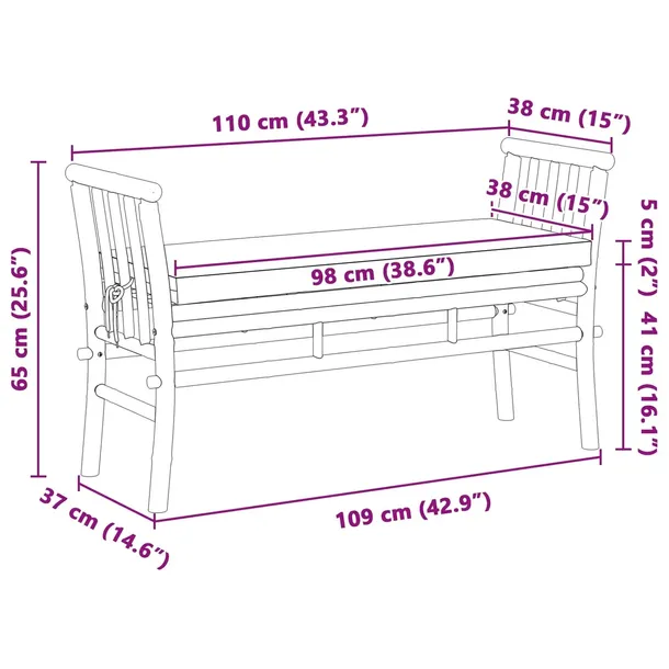 bamboo-bench-z-poduszka-110-cm-stan-nowy-rodzaj-inny-rodzaj