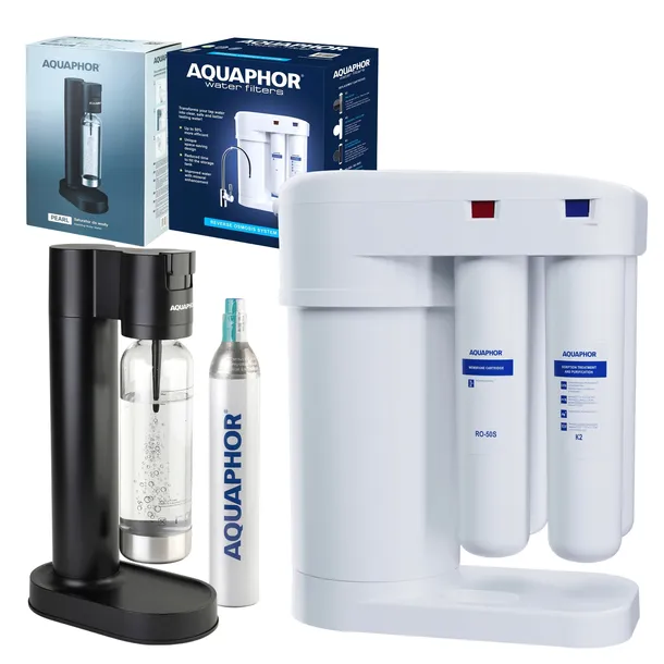 Filtr Wody Pitnej pod Zlew Aquaphor Morion 101S RO + Saturator Pearl GRATIS