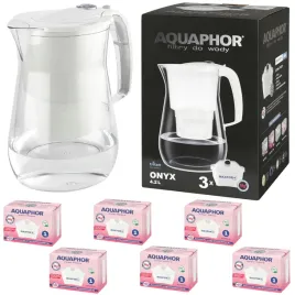 aquaphor-onyx-dzbanek-42l-bialy-6-wkladow-maxfor-mg-filtrujacy