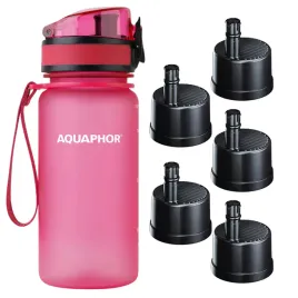 butelka-z-filtrem-weglowym-do-wody-aquaphor-city-350ml-rozowa-5-wkladow