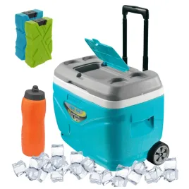 lodowka-turystyczna-kolka-pinnacle-30l-blekitna-2-wklady-330ml-bidon-1l