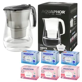 dzbanek-filtrujacy-aquaphor-onyx-42-czarny-z-filtrami-3-zwykle-3-magnezowe