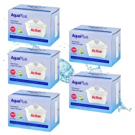 zestaw-wkladow-aquaplus-active-5-szt-filtr-wody-do-dzbanka-wydajnosc-200l