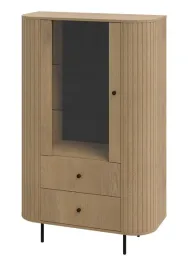 witryna-ovello-97-cm-dab-cremona-1f-2s-szklana-na-nozkach