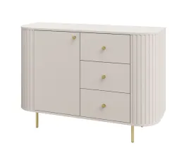 komoda-ovello-123-cm-bez-piaskowy-1f-3s-ryflowana