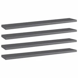 polki-na-ksiazki-4-szt-wysoki-polysk-szare-60x10x15-cm