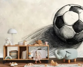 fototapeta-tapeta-dla-dzieci-pilka-nozna-3d-pilkarska-do-pokoju-dziecka-wz6