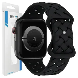 beline-pasek-do-apple-watch-42-44-45-49mm-silikonowy-wzor-tkany-z-komfortem