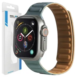 beline-pasek-apple-watch-magnetic-38-40-41mm-zielony-green-do-apple-watch