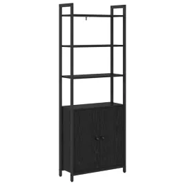 szafka-na-ksiazki-czarny-dab-60-x-24-x-161-cm