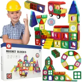 duze-klocki-magnetyczne-3d-konstrukcyjne-przestrzenne-auto-zamek-110-elem