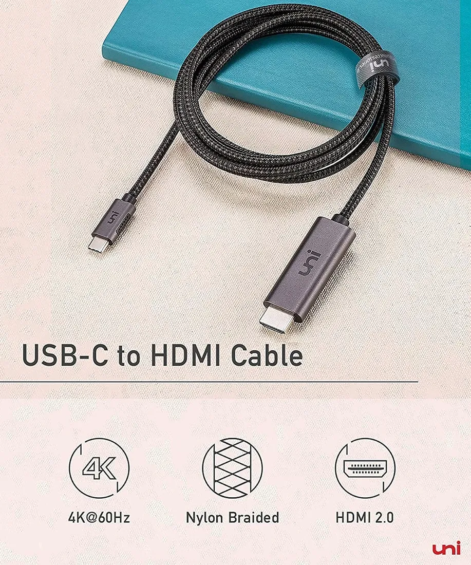 uni-kabel-usb-c-do-hdmi-18m-4k-30hz-stan-nowy