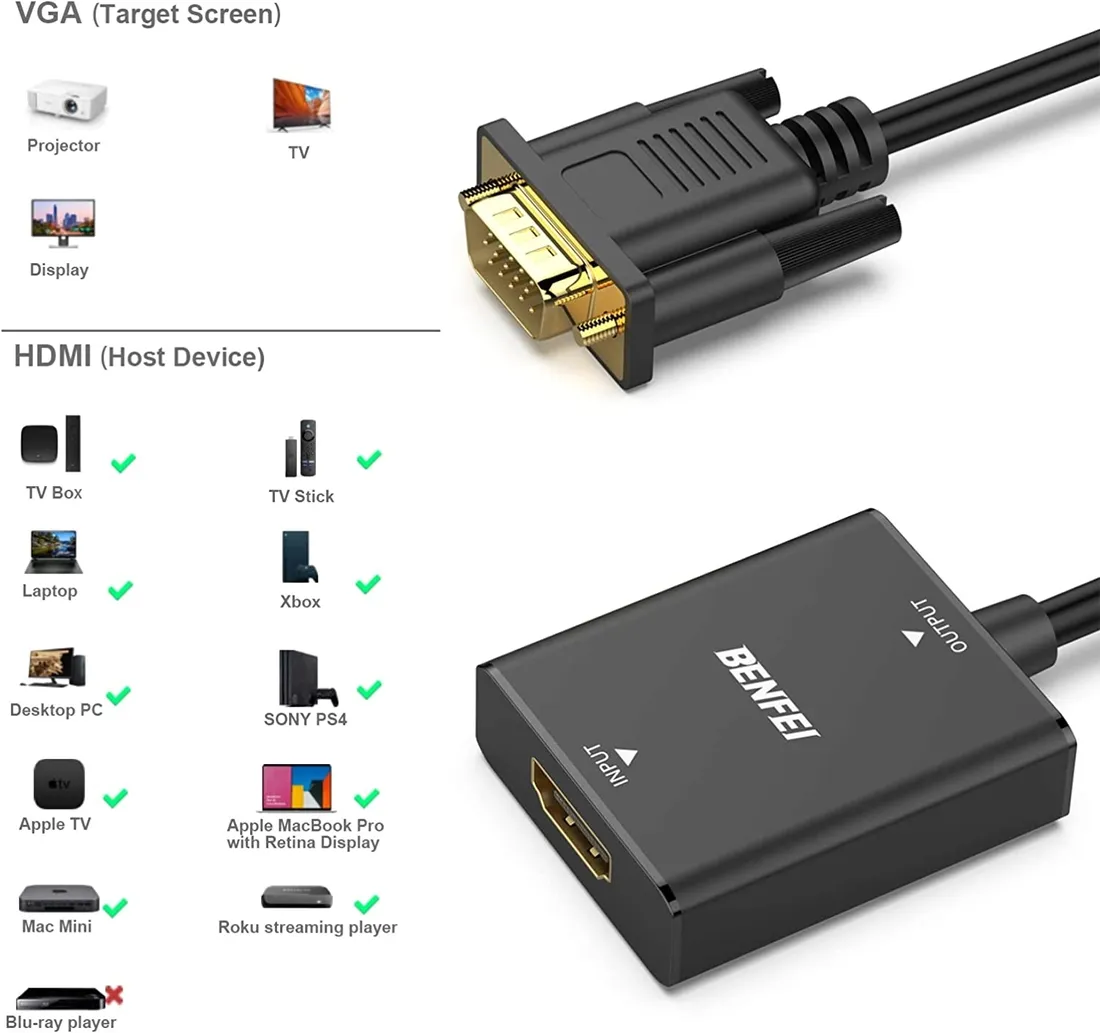 benfei-konwerter-adapter-hdmi-do-vga-audio-usb-stan-nowy