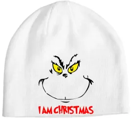 czapka-zimowa-beanie-nadruk-swieta-i-am-christmas-czapka-swiateczna-prezent